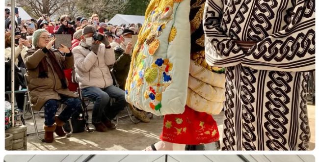 今日の浅草。 隅田公園山谷堀広場にて、江戸吉原おいらん道中が開催